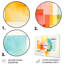 Motif de cubes multicolores I - art mural géométrique en métal MT137619-1807813718