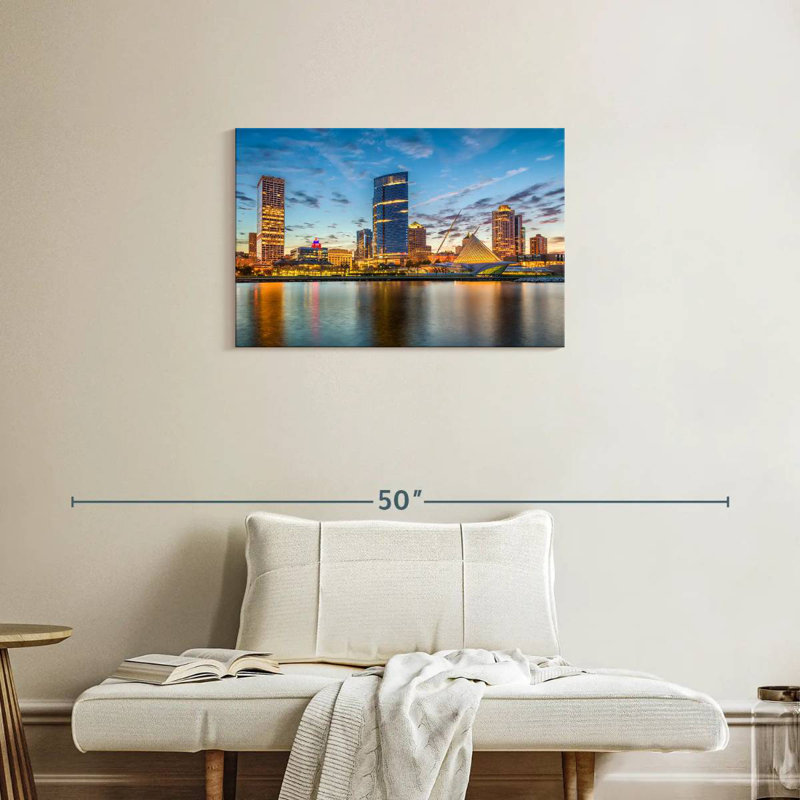 Tergel Milwaukee Cityscape, 20" H x 30" W