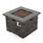 Altair Concrete Propane Fire Pit Table with Hidden Fuel Tank