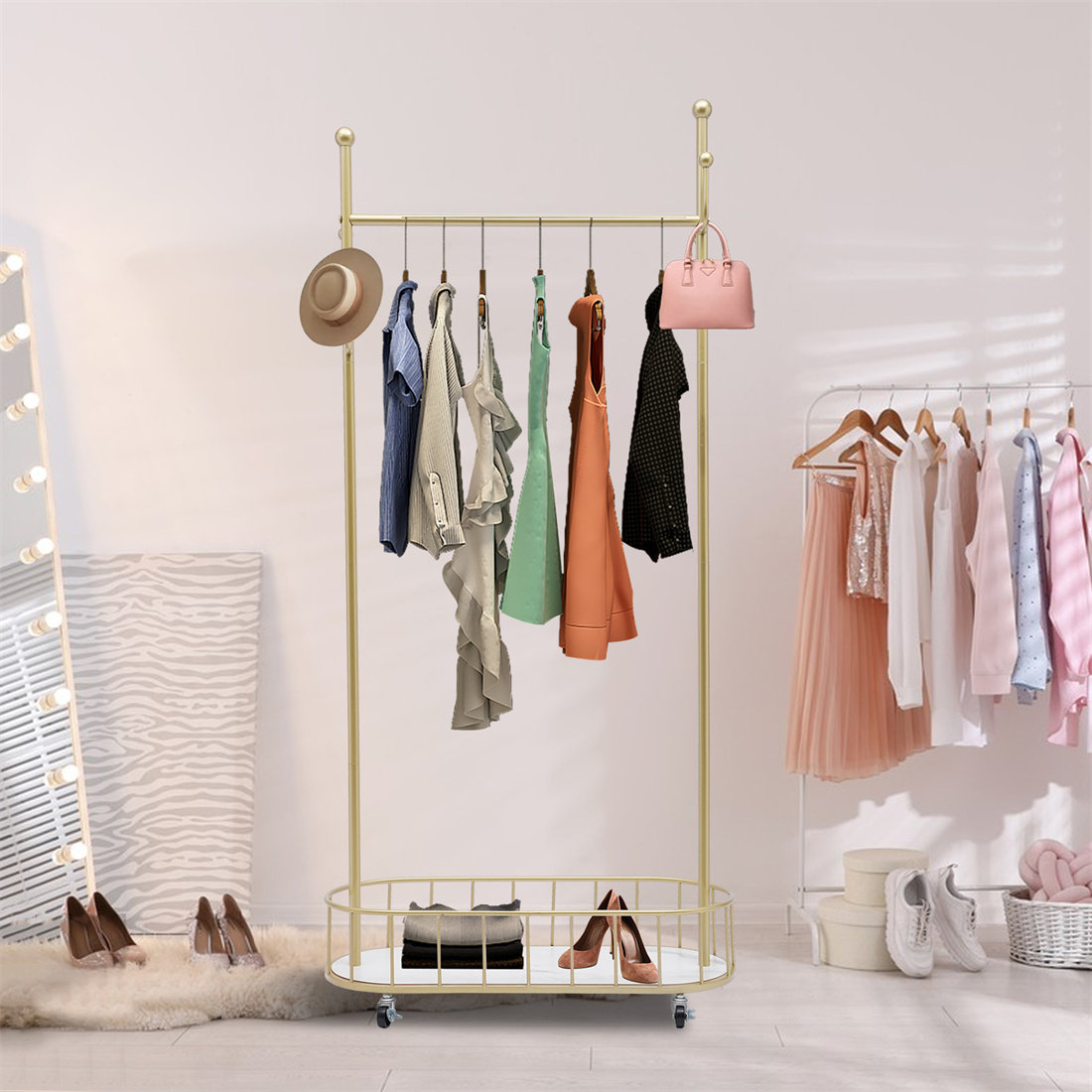 Tall discount garment rack