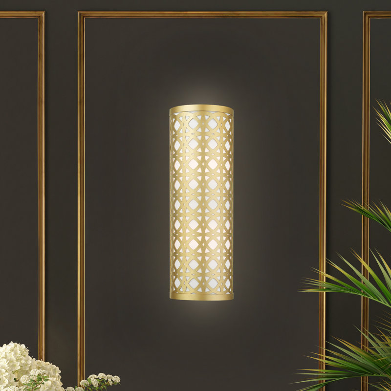 Eraman Flush Mounted Sconce, Soft Gold