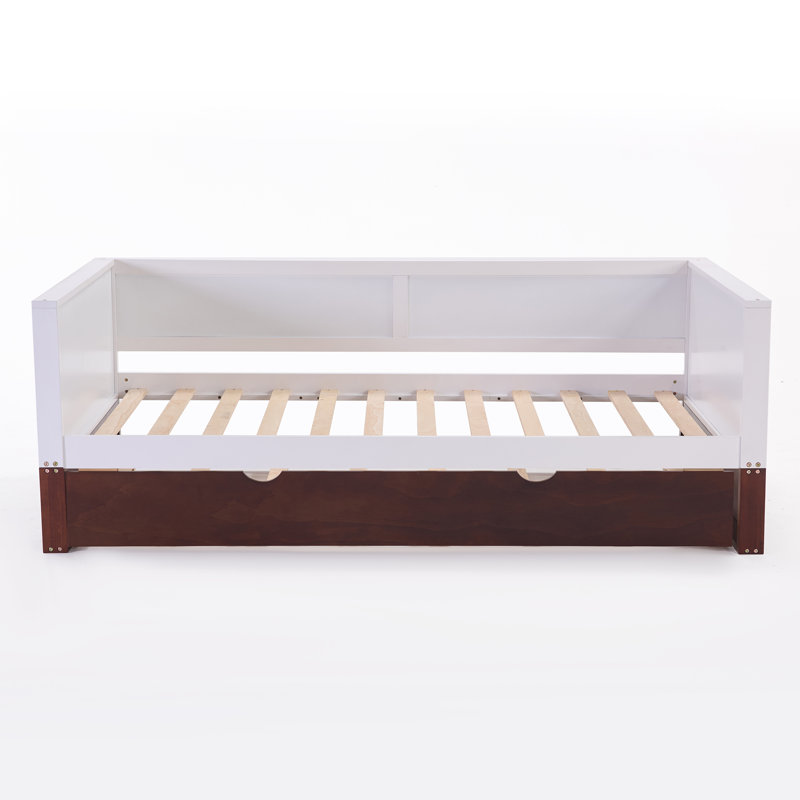 Catalda Twin Solid Wood Daybed With Trundle