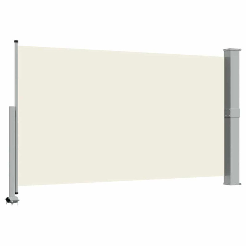 VidaXL Retractable, 55.1'' H x 118.1'' W, Cream