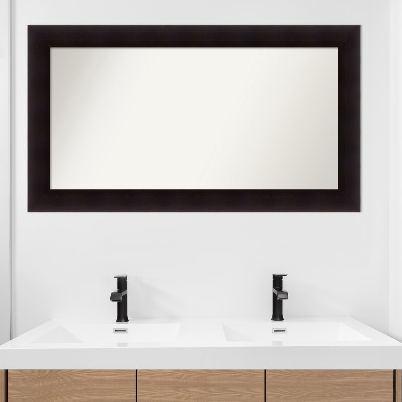 Miroir mural Jillissa, Rectangle, Noir, 25,75 po x 45,75 po