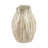 Terracotta Vase with Textured Carved Design Decorative Modern Accent Piece-2062705615