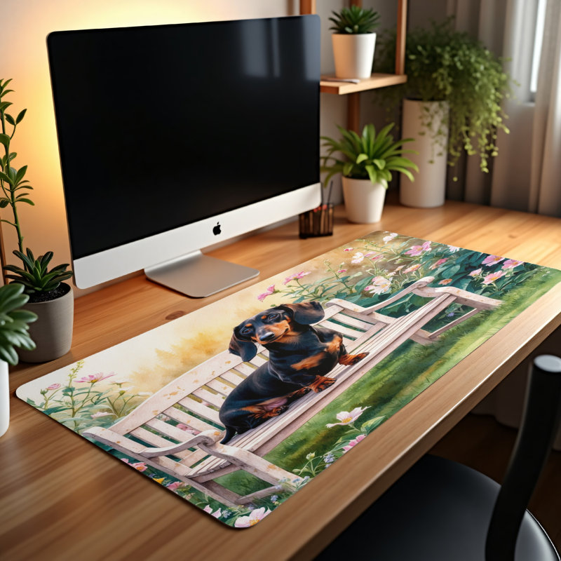 Polyester Desk Pad, 23.6x13.8