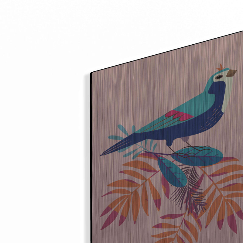 "Oiseaux exotiques III" par Omar Escalante, H 16 po x l 12 po