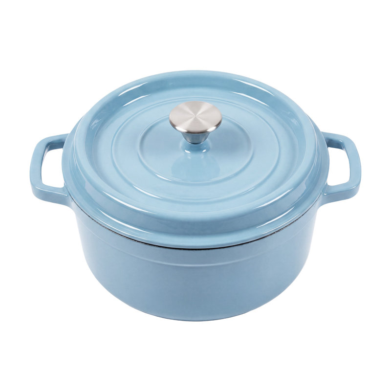 Enamelled Cast Iron Dutch Oven Pot with Lid