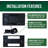 Black Low Voltage Integrated LED Metal Step Light Pack