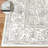 Sabrenna Paige Distressed Ivory Machine Washable Area Rugs-1703406071