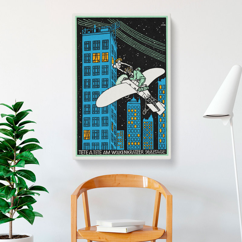 968th Floor Of A Skyscraper by Moriz Jung - Wrapped Canvas, 76cm H x 50cm W x 3cm D