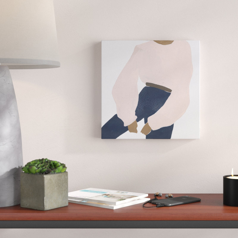 «Herself V» par Melissa Wang, reproduction d'art sur toile tendue, H 12 po x l 12 po