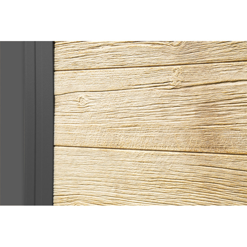 Ensemble de remise hybride en acier Ironwood 8 x 8 pi anthracite galvanisé