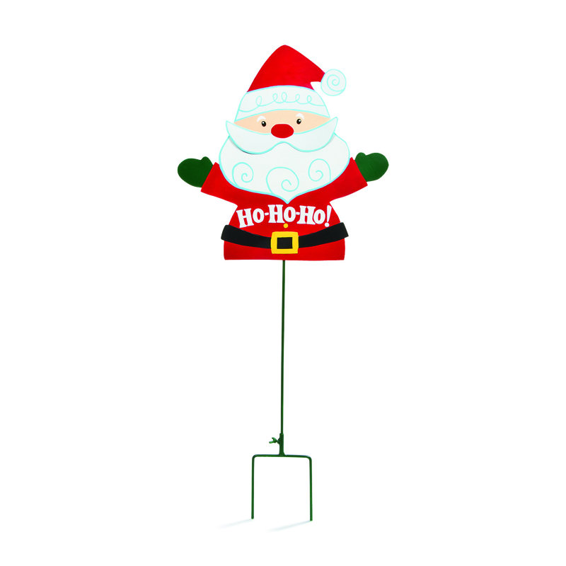 Piquet de jardin du père Noël