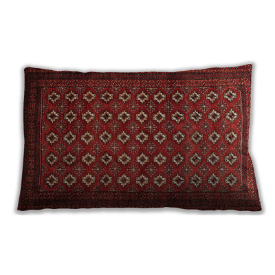 Floral Microsuede Throw Pillow
