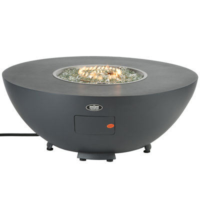Round Aluminum Propane Smokeless Fire Pit Table