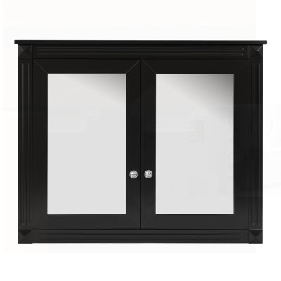 Modern Wall Mounted Bathroom Storage Cabinet With 2 Mirrors And Adjustable Shelves, Perfect For Organized And Stylish Bathrooms.