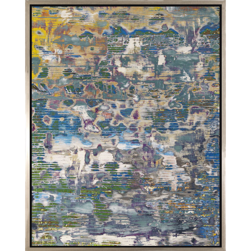 «Fresh Start», peinture sur toile à cadre flottant
