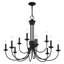 12 Light Bronze Large 2-Tier Chandelier-2138923547-2138923748