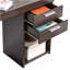 Poste de travail avec rangement Techni Mobile, espresso-1492438123