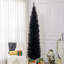 Arbre de Noël artificiel 8 pi, arbre de Noël mince avec 618 pointes de branches réalistes et support en plastique
