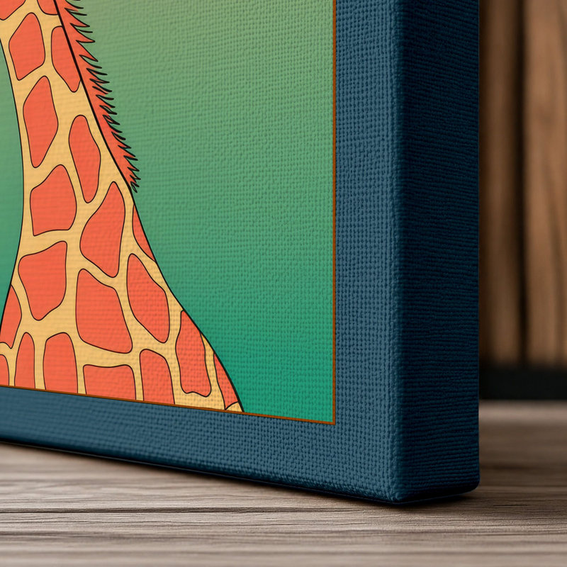 Print, 36x24 - 91.4 x 61.0 cm, Teal Border