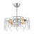 Matisha 21" Luxury Crystal Caged Ceiling Fan with Light Kit and Remote-346065774