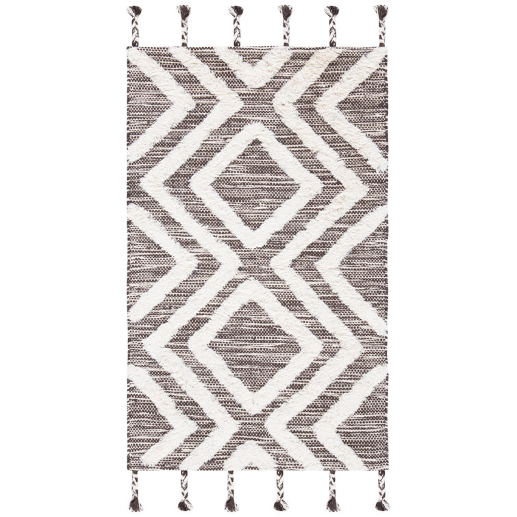 Alimatou Hand Tufted Wool Geometric Rug