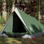 Tente de camping Vidaxl 2 personnes vert imperméable