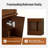30" Traditional Free Standing Single Bathroom Vanity with One-Piece Ceramic Top and Integrated Sink-1232898376-1232445219