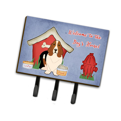 Porte-clés ou laisse de basset hound dog house