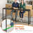 71 Inch Bar Table Counter Height Dining Table Bar Height Pub Table With Adjustable Foot Pads & Sturdy Leg For Bar Dining Room Pub Coffee Shop-473727576-473792058