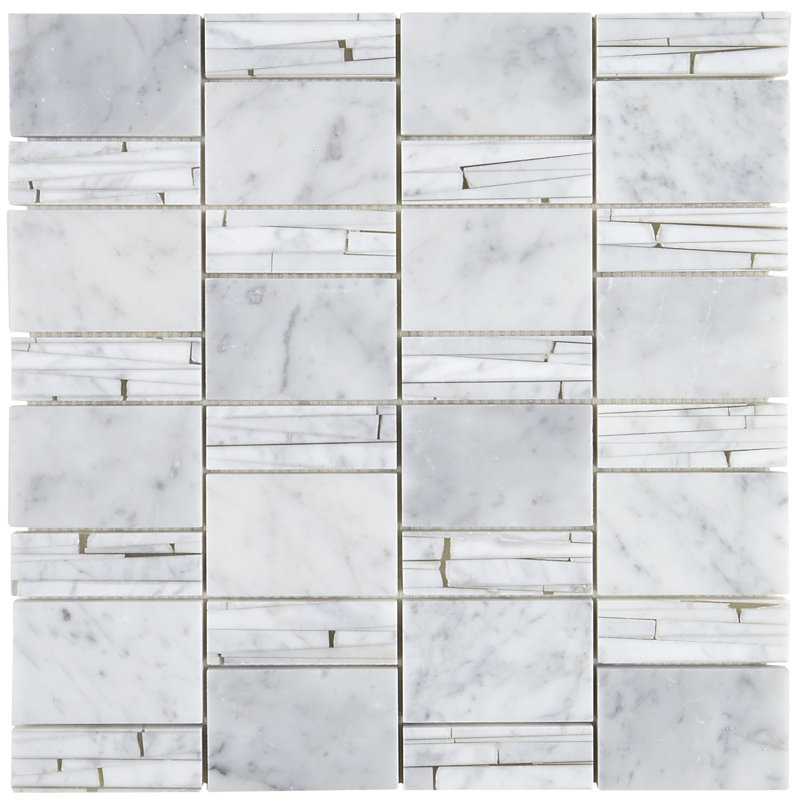 Carrelage mural Harrison, Blanc de Carrare
