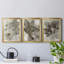 Birch Leaves I - Ensemble de 3 peintures sur toile encadrées-1609919901-1609919900