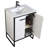 Saray 30'' Single Bathroom Vanity with Vitreous China Top-1900965045