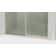 55" W x 76" H Single Sliding Frameless Shower Door with 5/16"(8mm) Clear Tempered Glass
