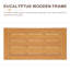 Table basse d'extérieur en bois Emmett
