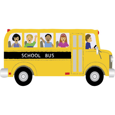 Ultimate School Bus Pre Cut Wall Mural
