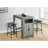 Dining Table, 48" Rectangular, Counter Height, Kitchen, Small, Storage,Contemporary, Modern-1833784578