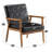 Faux Leather Slipper Chair-2115106062