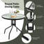 Ensemble repas pour 4 personnes avec parasol Marcheline