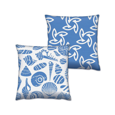 Outdoor Reversible Throw Pillow