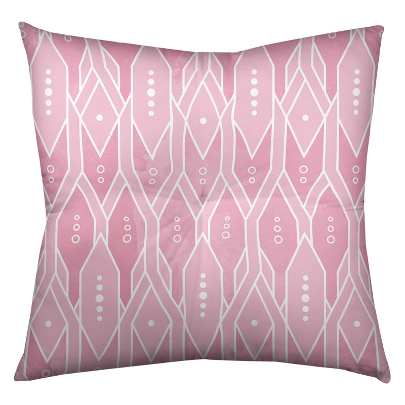 Coussin de sol, 26 po x 26 po, Rose