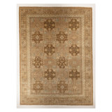 Handmade Cotton and Wool Geometric Area Rug