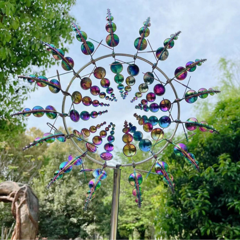 Metal Abstract Rotator Wind Spinner