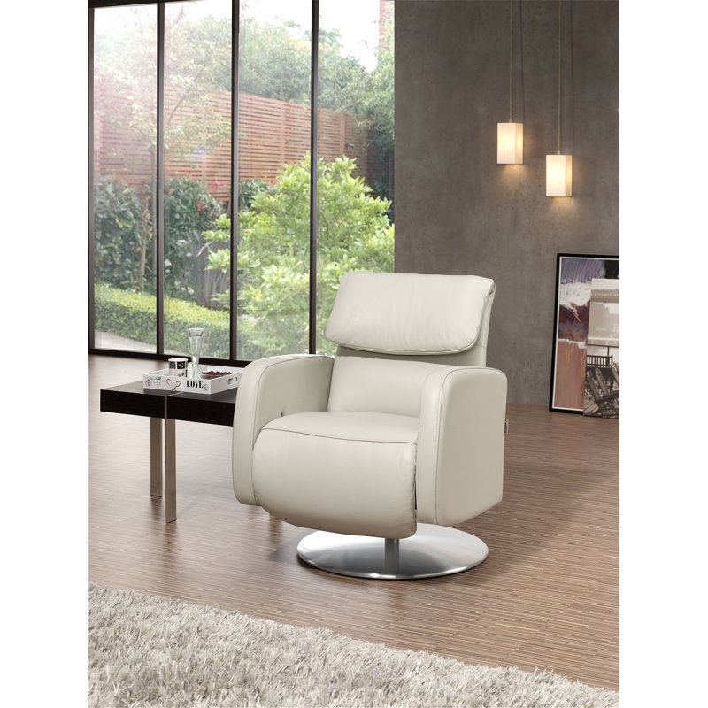 Carlisa 67cm Wide Swivel Standard Recliner, Anthracite-Dark Grey