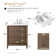 30" Single Bathroom Vanity with Engineered Marble Top