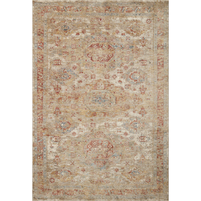 Lark Manor Brincken Machine Woven Performance Rug & Reviews | Wayfair