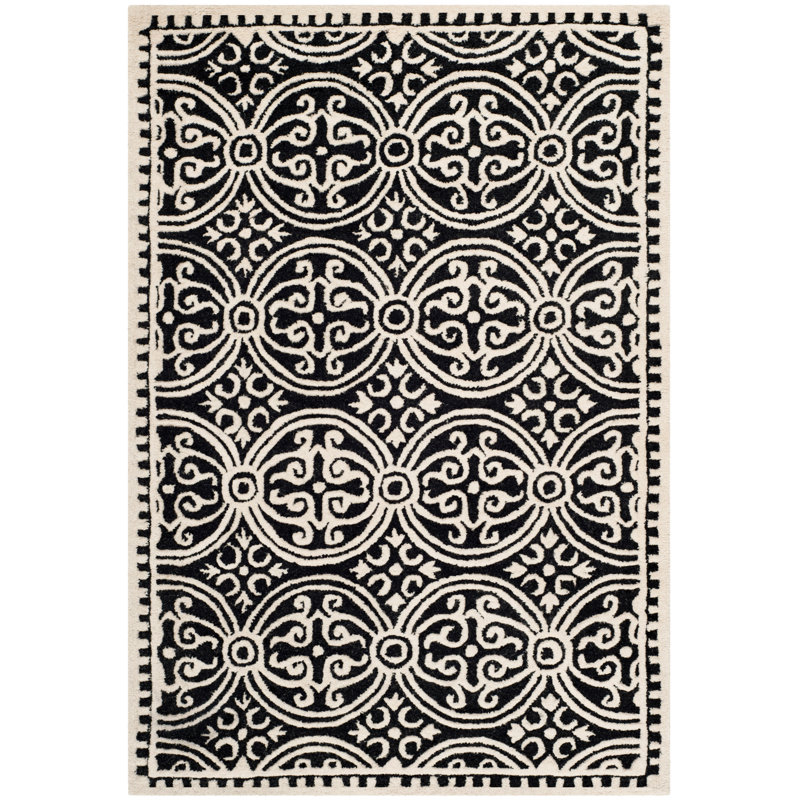 Cambridge Hand Tufted Wool Geometric Rug, Rectangle 3' x 5'