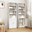 Abheek 71"H X 23.6"W Metal Double Standard Bookcase
